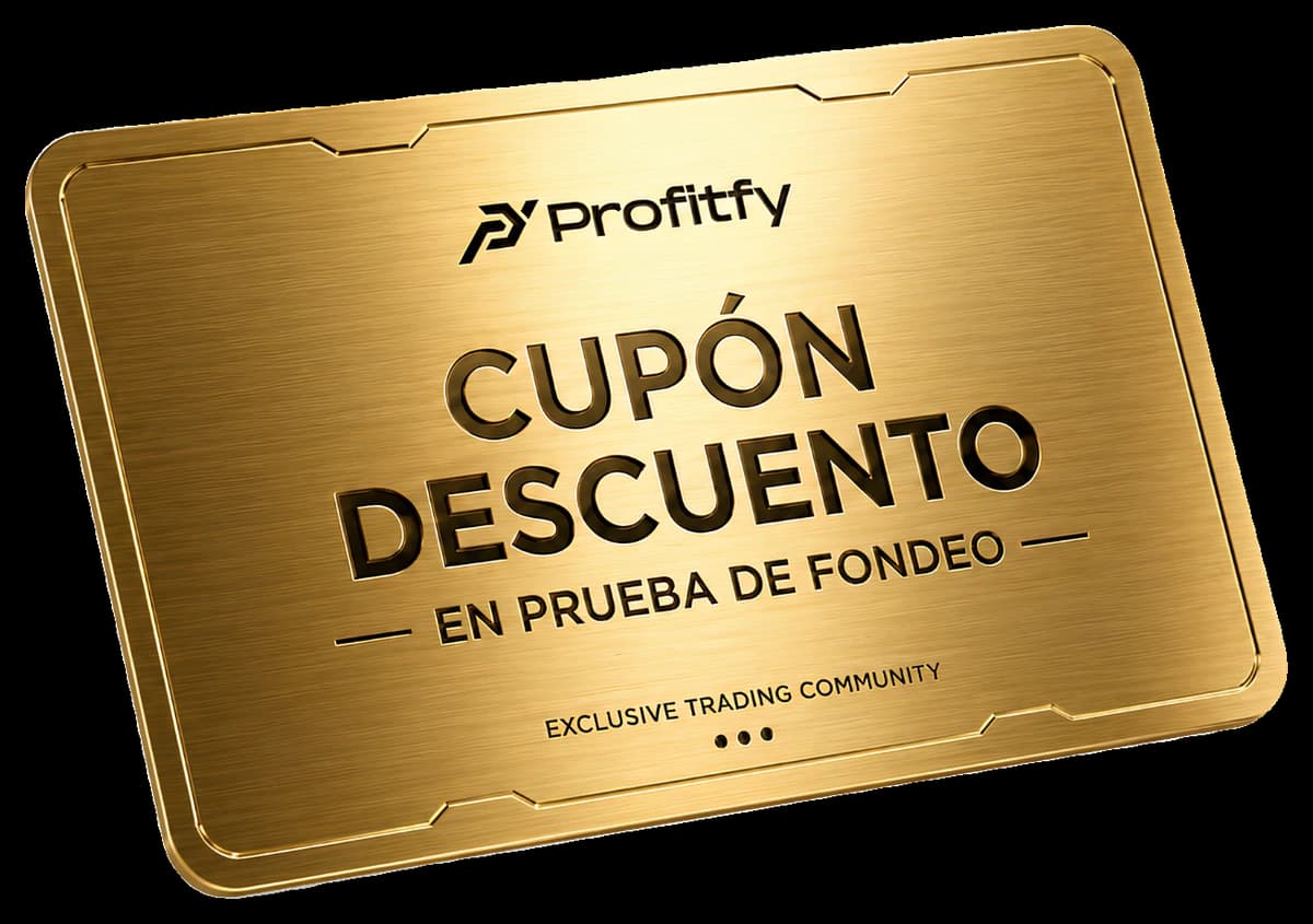 Cupón de descuento en prueba de fondeo — Profitfy