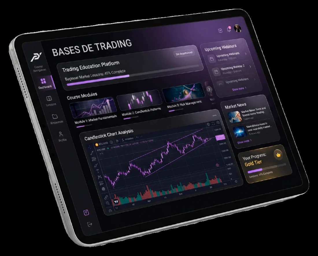 Mockup Mini Curso Bases de Trading